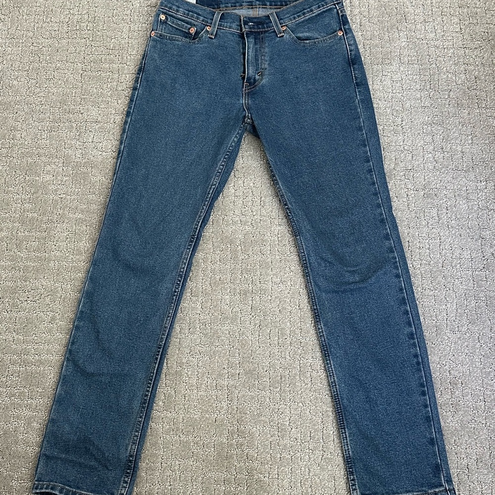 Levi's Blue Straight Jeans Classic Denim Style